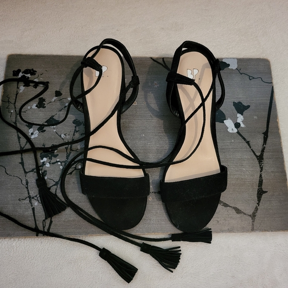 Nordstrom BP Black Sandals - Picture 5 of 9